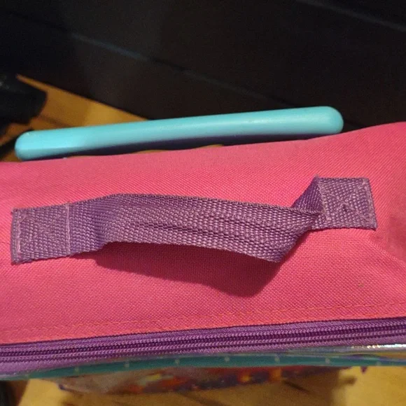 Vintage Nickelodeon Dora The Explorer Rolling Suitcase with Pink and‎ Purple - Picture 6 of 7